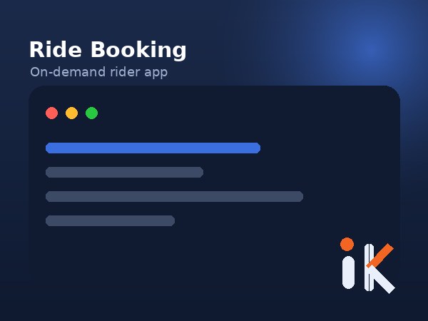 QuickCab Rider — project by Kylin Infotech
